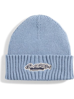 Frefly Store Puma Unisex Çocuk Comıc Mid Crown Beanie Jr Şapka Cool Blue Tek Beden