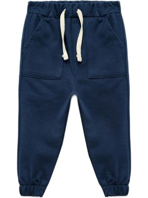 Frefly Store Koton Pamuklu Beli Bağcıklı Cep Detaylı Basic Şardonlu Eşofman Altı 184