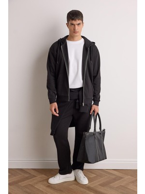 Frefly Store Defacto Regular Fit Basic Düz Beli Bağcıklı Düz Paça Cepli Eşofman Altı D6762AX25AU
