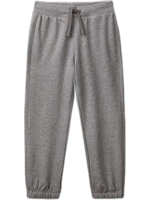 Frefly Store Benetton United Colors Of Gri Erkek Çocuk Nakışlı Sweatpant, 7-8 Yaş, 5003306373, Koyu Gri, Erkek Çocuk