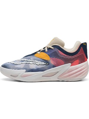 Frefly Store Puma All-Pro Nitro 2 Hooptopia Erkek Basketbol Ayakkabısı, Mavi, 37 Beden