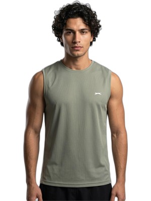 Frefly Store Slazenger Hazzar I Erkek Kolsuz Haki Tişört
