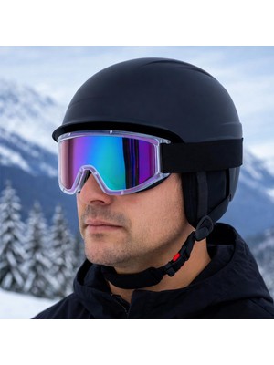 Frefly Store BADEM10 Kayak Gözlüğü Ventilli Güneş Kar Gözlük Gökkuşağı Snowboard Glasses Ekonomik Seri Gözlük