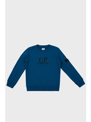 Frefly Store C.p. Company Pamuklu Bisiklet Yaka Çocuk Sweat Sweat 10CKSS058 003569W 870