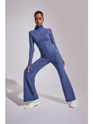Frefly Store Defacto Wide Leg Geniş Paça Toparlayıcı Yüksek Bel Soft Touch Sporcu Pantolon E9556AX25AU