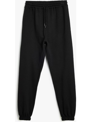 Frefly Store Koton Cepli Beli Bağlamalı Üç Iplik Jogger Eşofman Altı