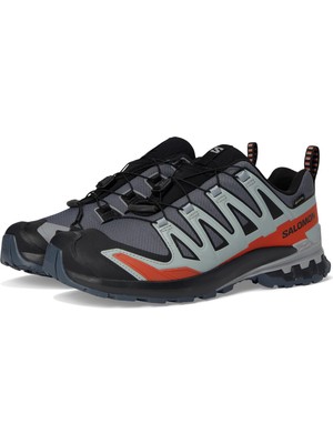 Frefly Store Salomon Erkek Xa Pro 3D V9 Gore-Tex Spor Ayakkabı, Türbülans/siyah/yanmış Koyu Sarı, 45 1/3 Eu