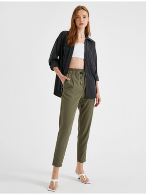 Frefly Store Düğme Detaylı Pantolon