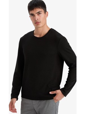 Frefly Store Defacto Slim Fit Bisiklet Yaka Sweatshirt G2605AX25AU