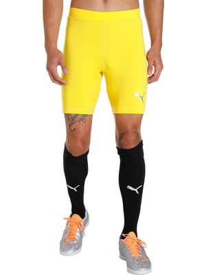Frefly Store Puma Erkek Lıga Baselayer Kısa Tayt Pantolon Cyber Yellow,l