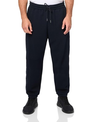 Frefly Store A | x Armanı Exchange Erkekler Logo Bant Fleece Jogger Pantolon Yukarı Çekin, Koyu Lacivert, Xl