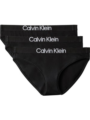 Frefly Store Calvin Klein Bıkını 3pk Kadın Bikini Külot Black/black/black M
