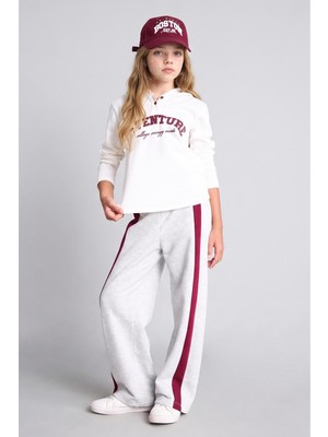 Frefly Store Defacto Pamuklu Wide Leg Şerit Detaylı Eşofman Altı Kız Çocuk H9741A826AU