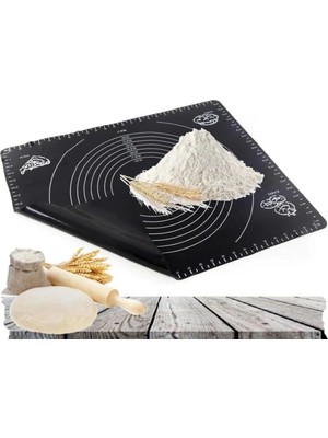 Frefly Store Buffer Silikon Çok Amaçlı Geniş Hamur Matı Hamur Açma Matı 40 * 50 cm