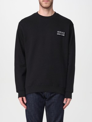 Frefly Store Erkek Rahat Kalıp Logo Etiketli Yuvarlak YAKA%100 Pamuklu Uzun Kollu Siyah Sweatshirt 79GAIP02CF01P-899