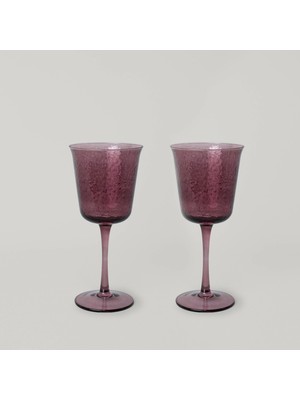Frefly Store Linens Alexa 2'li 370 ml Kadeh Mürdüm