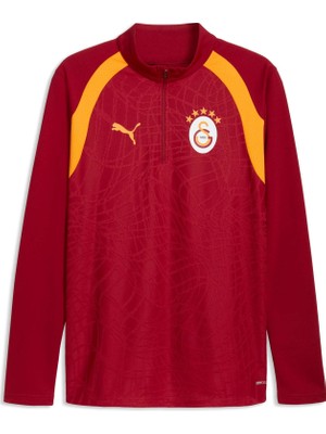 Frefly Store Puma Galatasaray Erkek Fermuarlı Dar Kesim Antrenman Üstü, 2xl, 786808, Dark Cherry-Summer Sunset