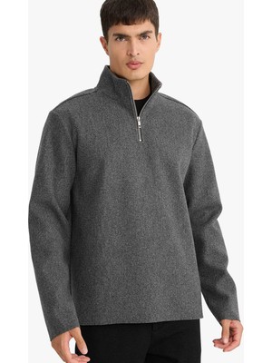 Frefly Store Defacto Regular Fit Yarım Fermuarlı Sweatshirt E9626AX25AU