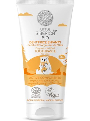 Frefly Store Natura Siberica Organik Çocuk Diş Macunu "altay Oblepikha" - Little Siberica.