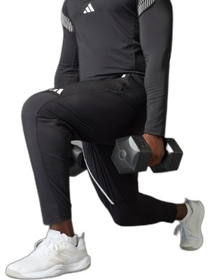Frefly Store Adidas Erkekler D4T Ps Pant Eğitimi, Siyah / Beyaz, Xs