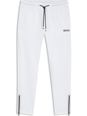 Frefly Store Boss Erkek Hicon Toc Active Eşofman Altı, Streç Gabardin, Termal Regülasyonlu, Beyaz 100, S