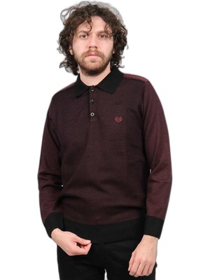 Frefly Store Pelikan Erkek Polo Yaka Kazak 1577412 Bordo