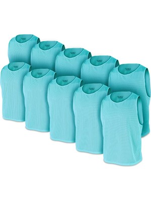 Frefly Store Usr Antrenman Yeleği Fileli Turkuaz Küçük Boy - Bib 10 Lu Paket