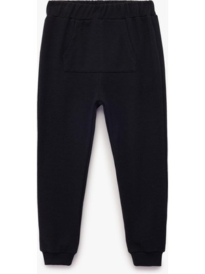 Frefly Store Pamuklu Kanguru Cepli Jogger Eşofman Altı