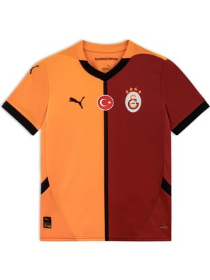 Frefly Store Puma Erkek/unisex Gsk Home Jrsy Replica Jr Wos-Red Rhythm-Intense Orange Jerseys 13-14 Yaş