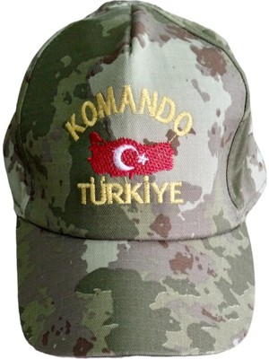 Frefly Store Komando Asker Çocuk Kepi Şapkası Ayarlı