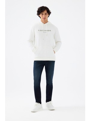 Frefly Store Loft Erkek Sweatshirt,beyaz Xl