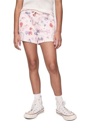 Frefly Store Gap V-Frch Ft Logo Short Çocuk Şort, Xs, 725029006, Çok Renkli, Unisex Çocuk