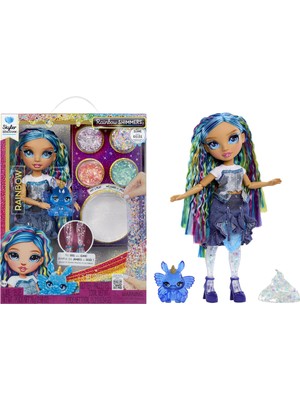 Frefly Store Mgae Rainbow High Skyler - Parıltılar ve Slime Serisi Bebeği