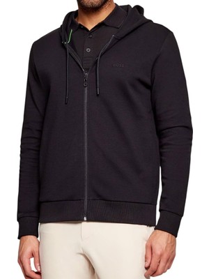 Frefly Store Erkek Normal Kesim Pamuklu Kapüşonlu Siyah Sweatshirt 50555495-001