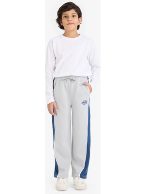 Frefly Store Defacto Wide Leg Beli Lastikli Baskılı Eşofman Altı Erkek Çocuk G6373A826SP