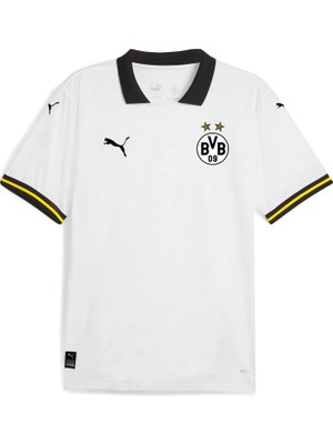 Frefly Store Puma Bvb Third Jrsy Replica W/os Erkek Forma, Puma White, M