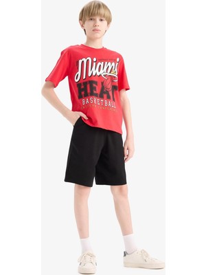 Frefly Store DEFACTO%100 Pamuk Beli Lastikli Basic Şort Erkek Çocuk B5867A825SM