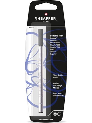 Frefly Store Sheaffer 97535 Roller Refil Slim Siyah Slim Roller