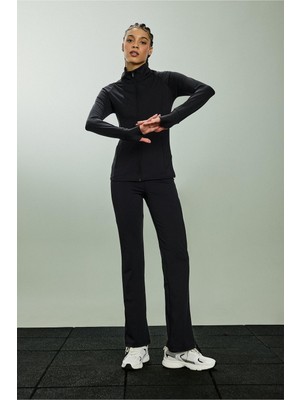 Frefly Store Defacto Aırtech Flare Fit Toparlayıcı Yüksek Bel Ispanyol Paça Soft Touch Sporcu Pantolon B3988AX26SP