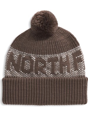 Frefly Store The North Face Üniseks Retro Kabin Şapka, Smokey Brown/white Dune, Tek Beden