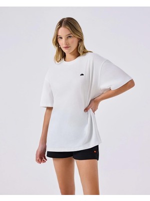Frefly Store Ellesse 6SF5043-OF Kadın Tişört - Kırık Beyaz