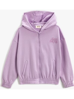 Frefly Store Fermuarlı Sweatshirt Kapşonlu Uzun Kollu Cepli