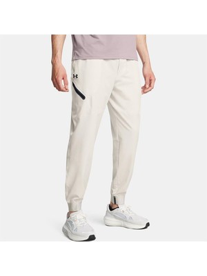 Frefly Store Under Armour Beyaz Erkek Lastikli Bel Eşofman Altı 1388823-110 Ua Unstoppable Joggers, M