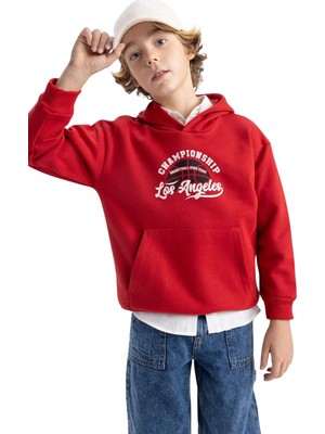 Frefly Store Defacto Erkek Çocuk Regular Fit Kapüşonlu Sweatshirt