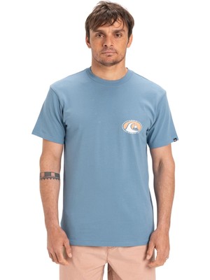 Frefly Store Quıksılver Ev Flower Chaos Ss,coronet Blue Xxl
