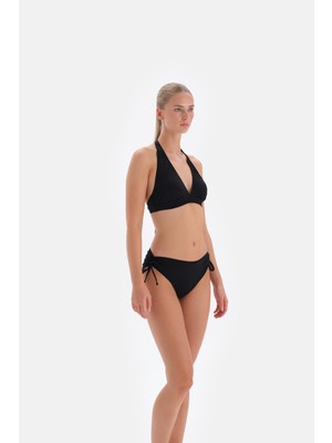 Frefly Store Eros Kaplı Sabit Askılı 24SW85002EDB Kadın Bikini Üstü, Siyah, 36