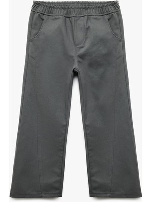 Frefly Store Pamuklu Beli Bağcıklı Bol Kesim Gabardin Pantolon