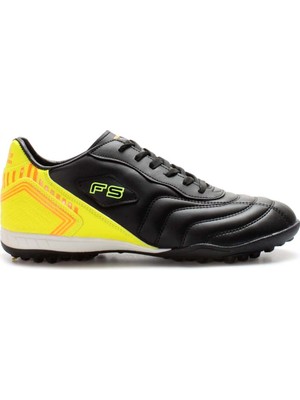 Frefly Store Fast Step Erkek Halı Saha Ayakkabı 618XA1200H Siyah Fosfor Sarı 39