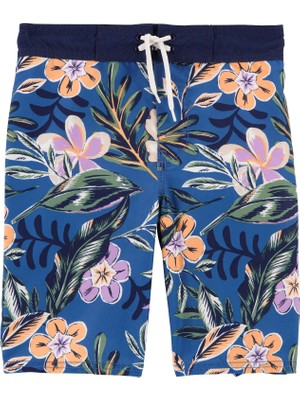 Frefly Store Oshkosh B'gosh Erkek Çocuk Yüzme Mayoları, Mavi Çiçek, ^