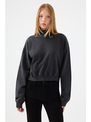 Frefly Store Oft Kadın Weatshirt,antrasit L
